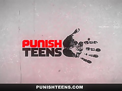 PunishTeens - Tiny Teen Snatched Up and Fucked In Van